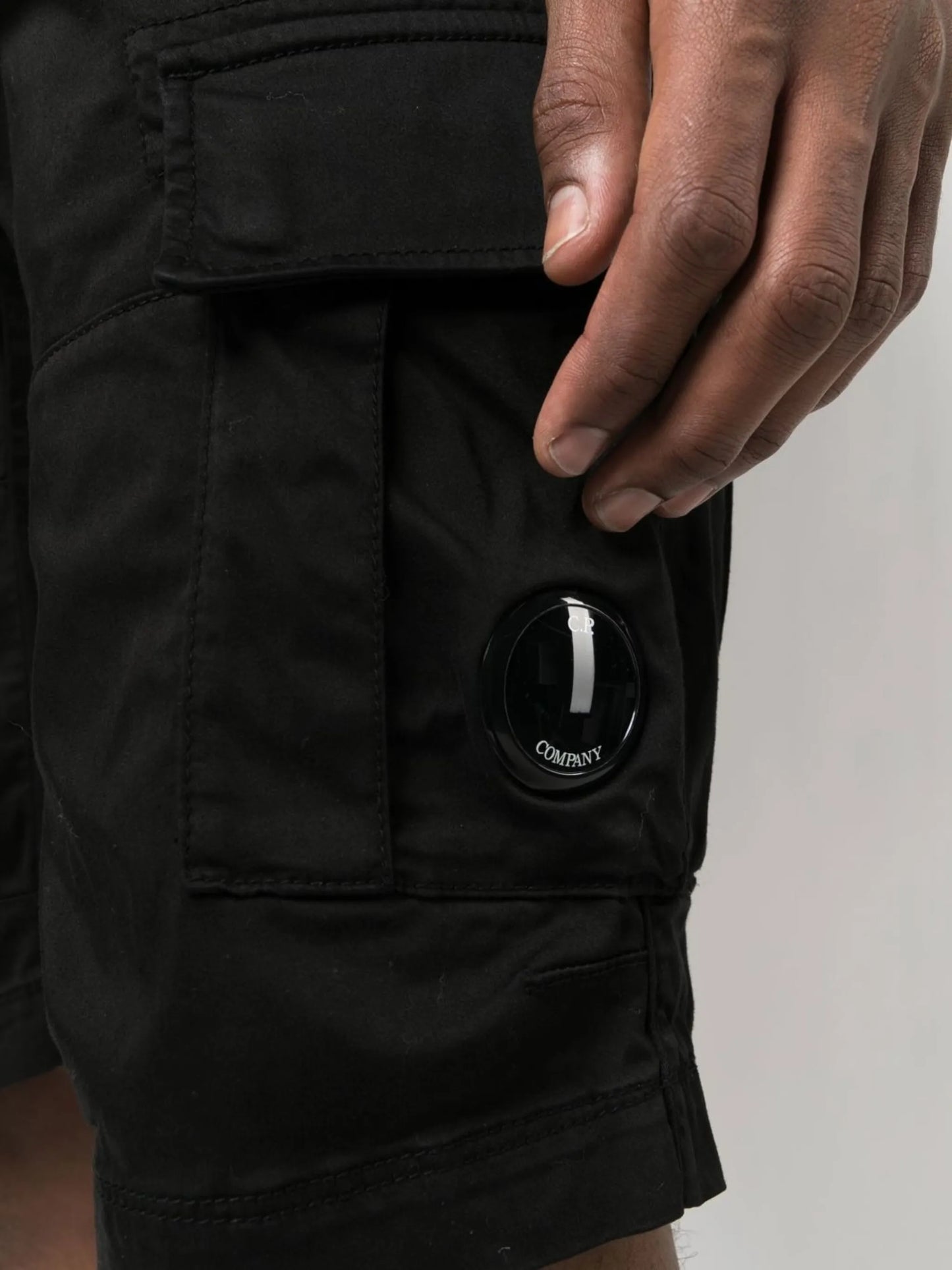 C.P.Company satin cargo shorts