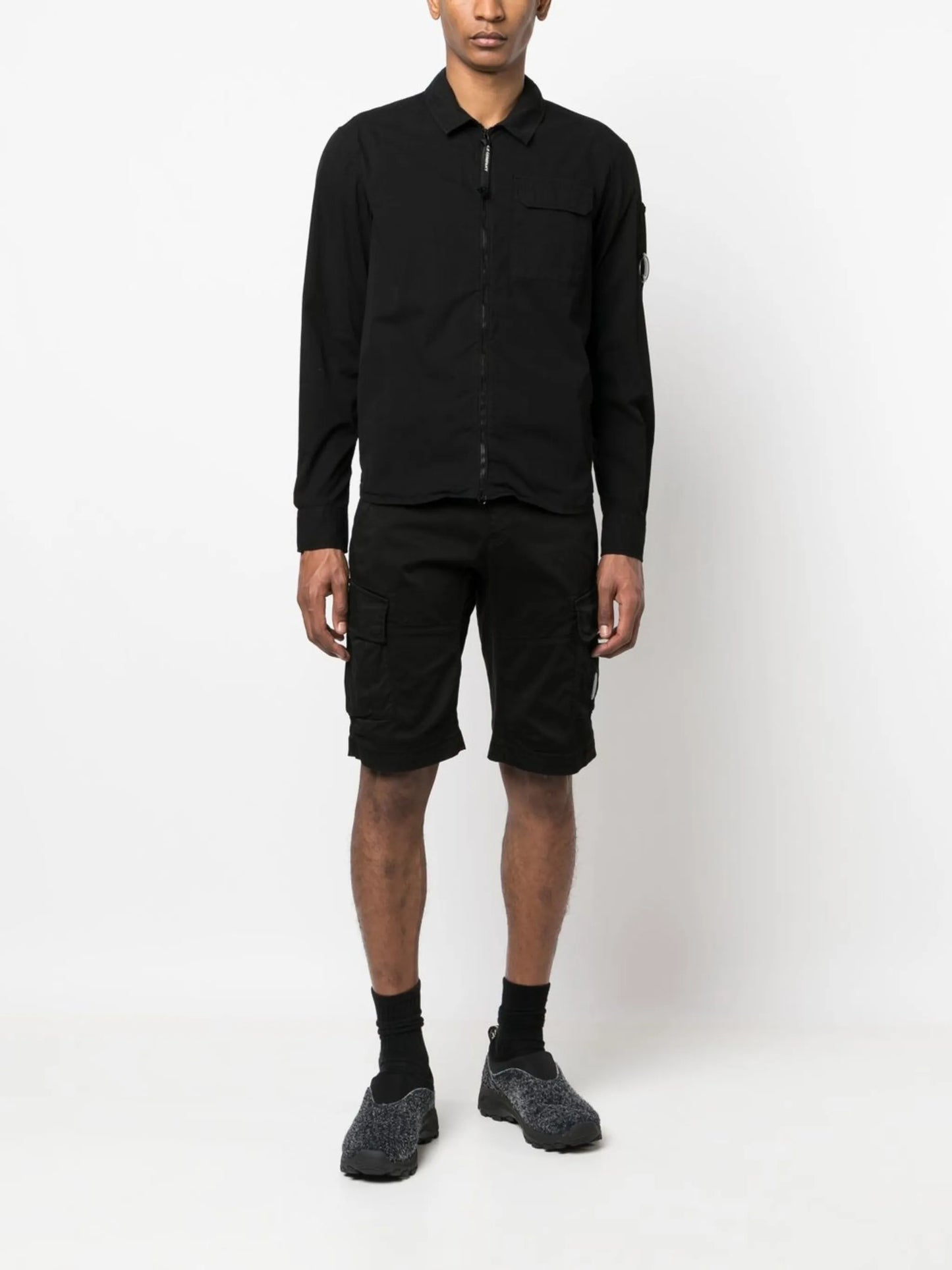 C.P.Company satin cargo shorts