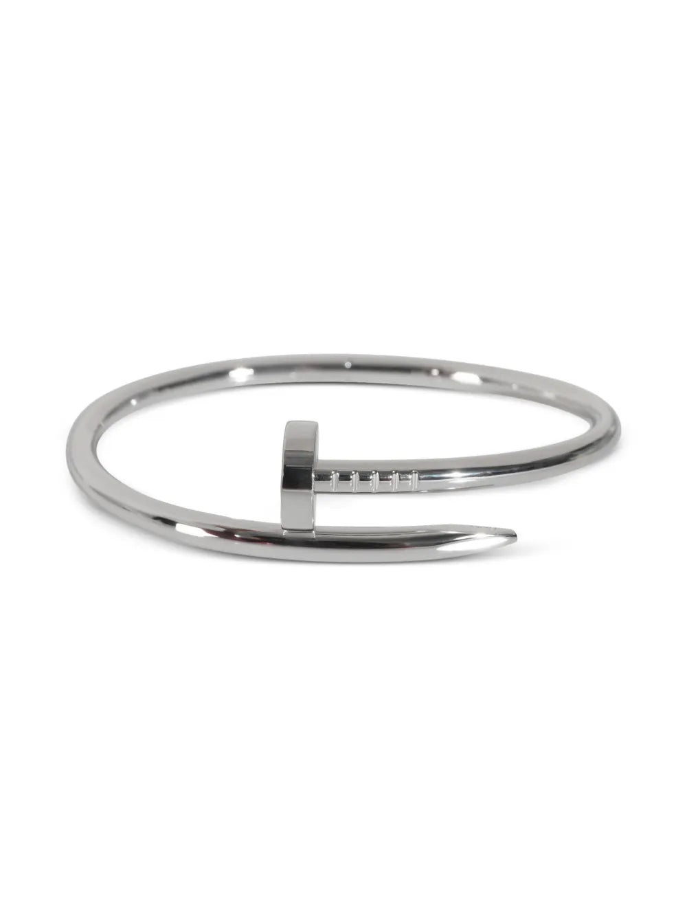 Cartier Pre-Owned 18kt White Gold Juste In Clou Bracelet