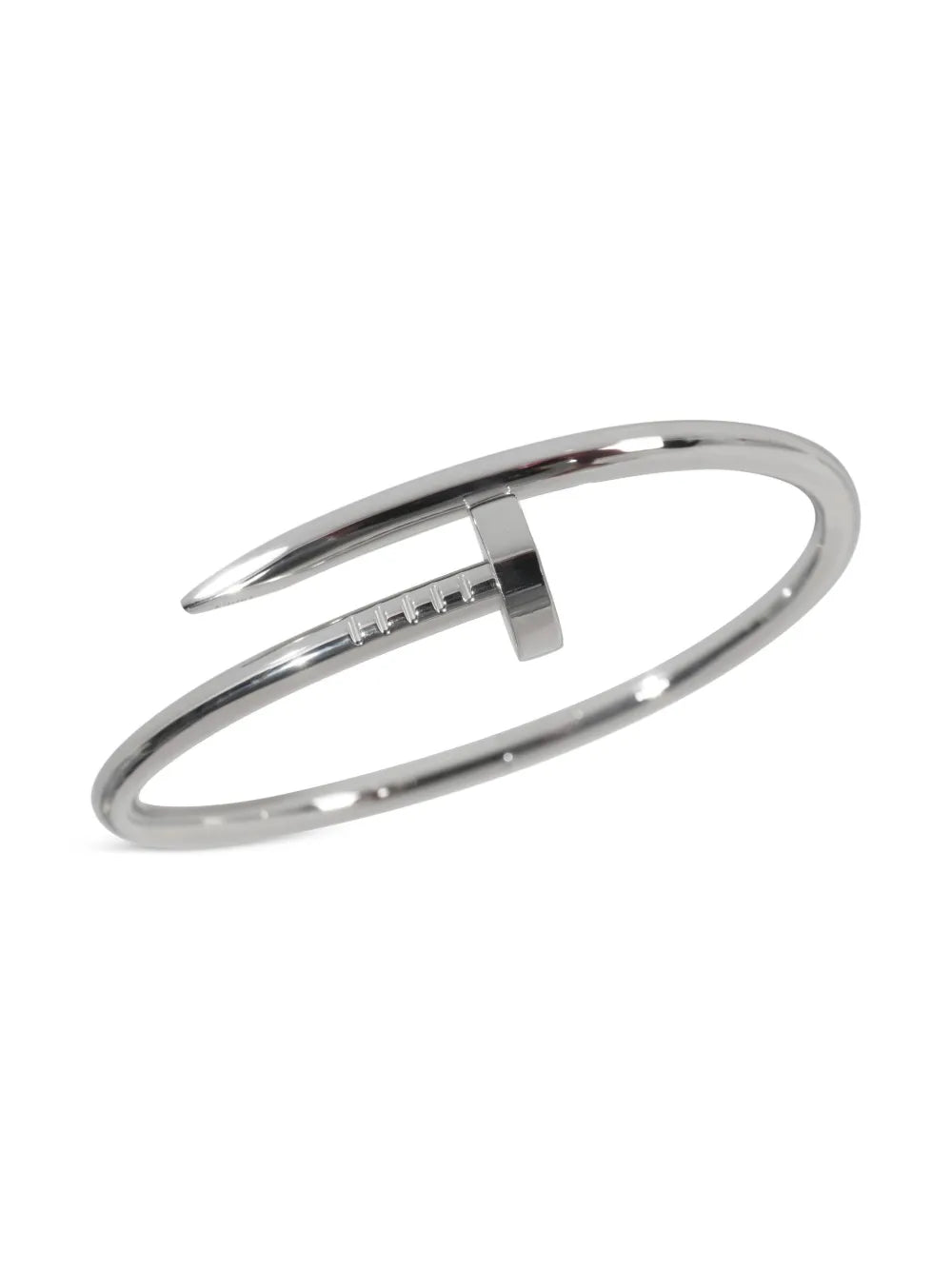 Cartier Pre-Owned 18kt White Gold Juste In Clou Bracelet