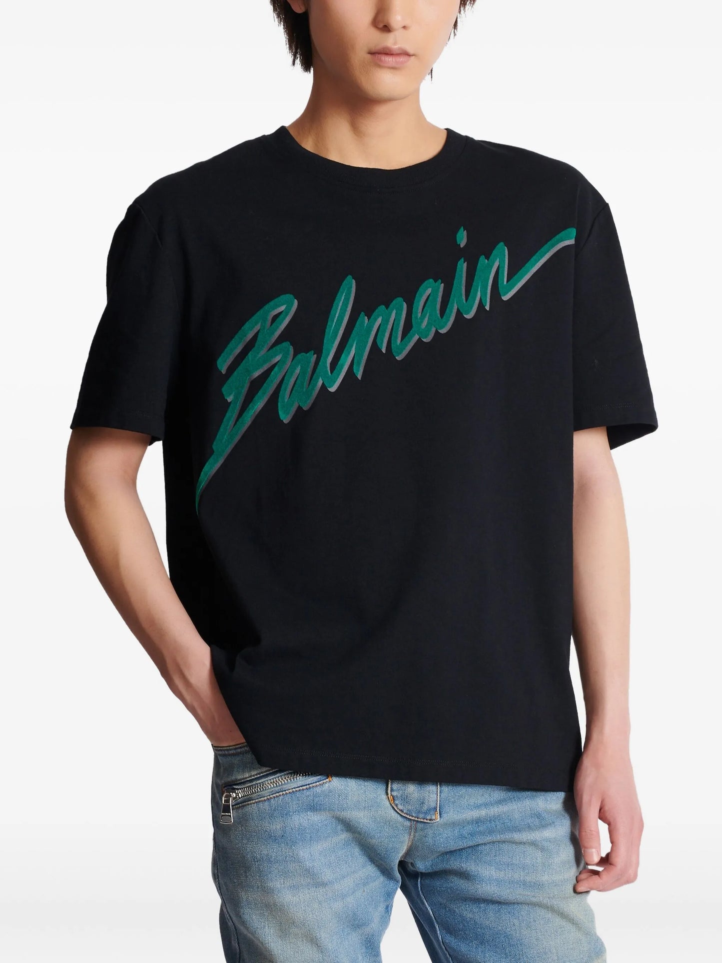 Balmain logo-print T-shirt