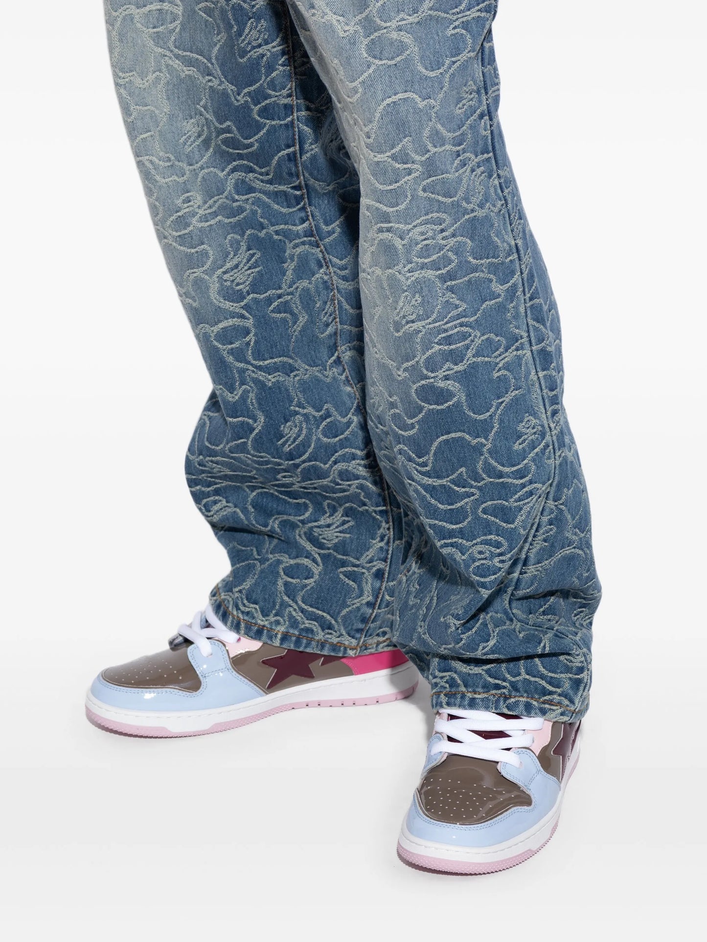 A BATHING APE® SK8 STA Bold #2 star-embellished sneakers