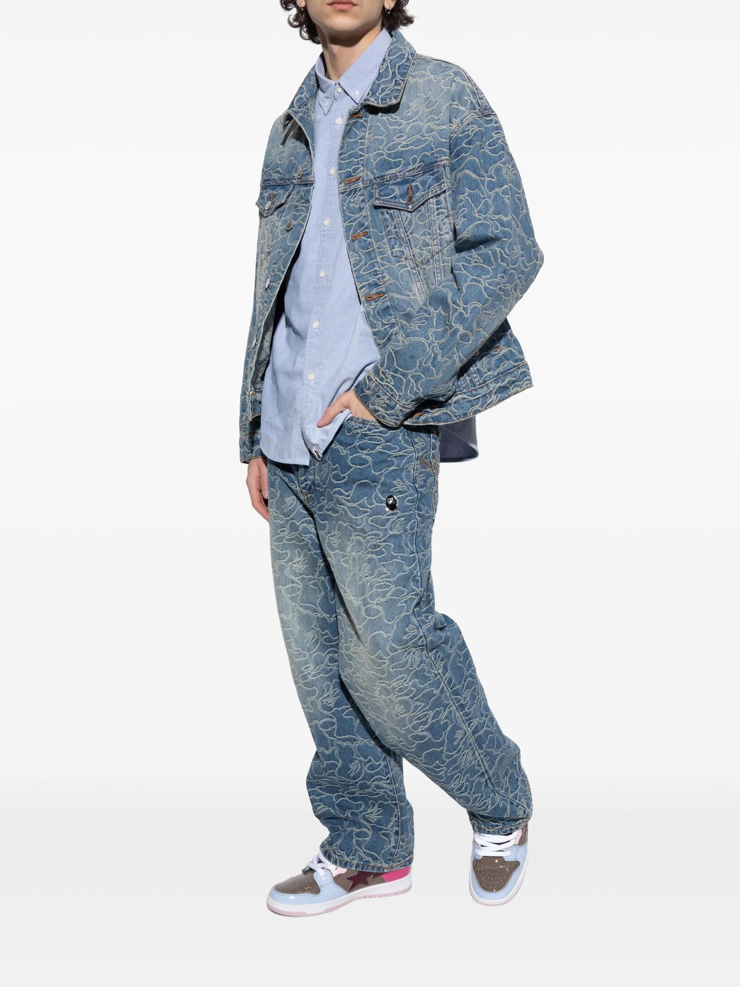 A BATHING APE® SK8 STA Bold #2 star-embellished sneakers