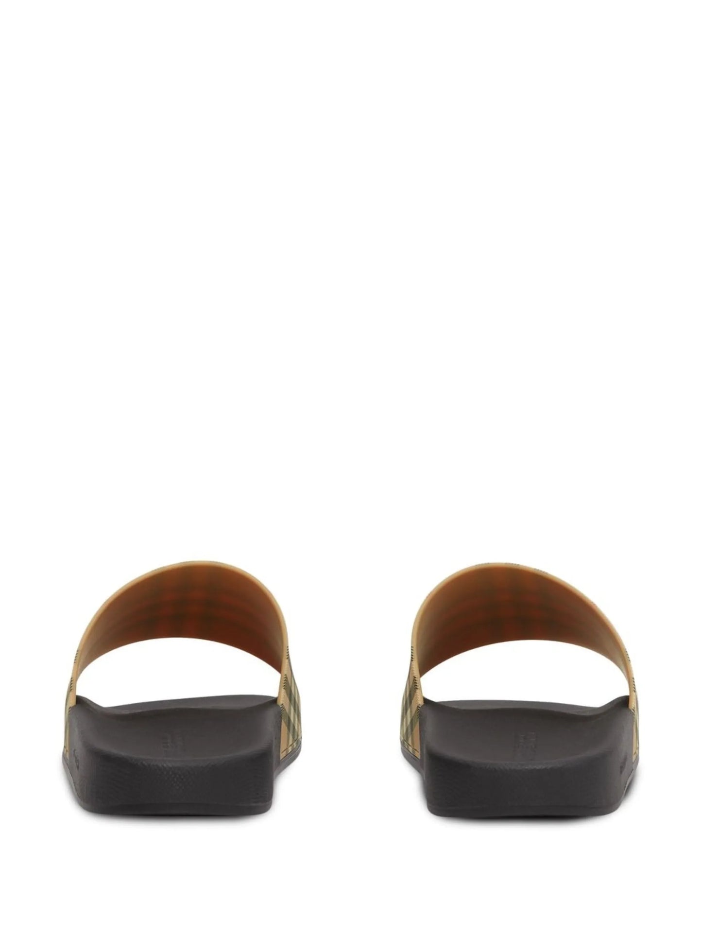 Burberry tage check print slides