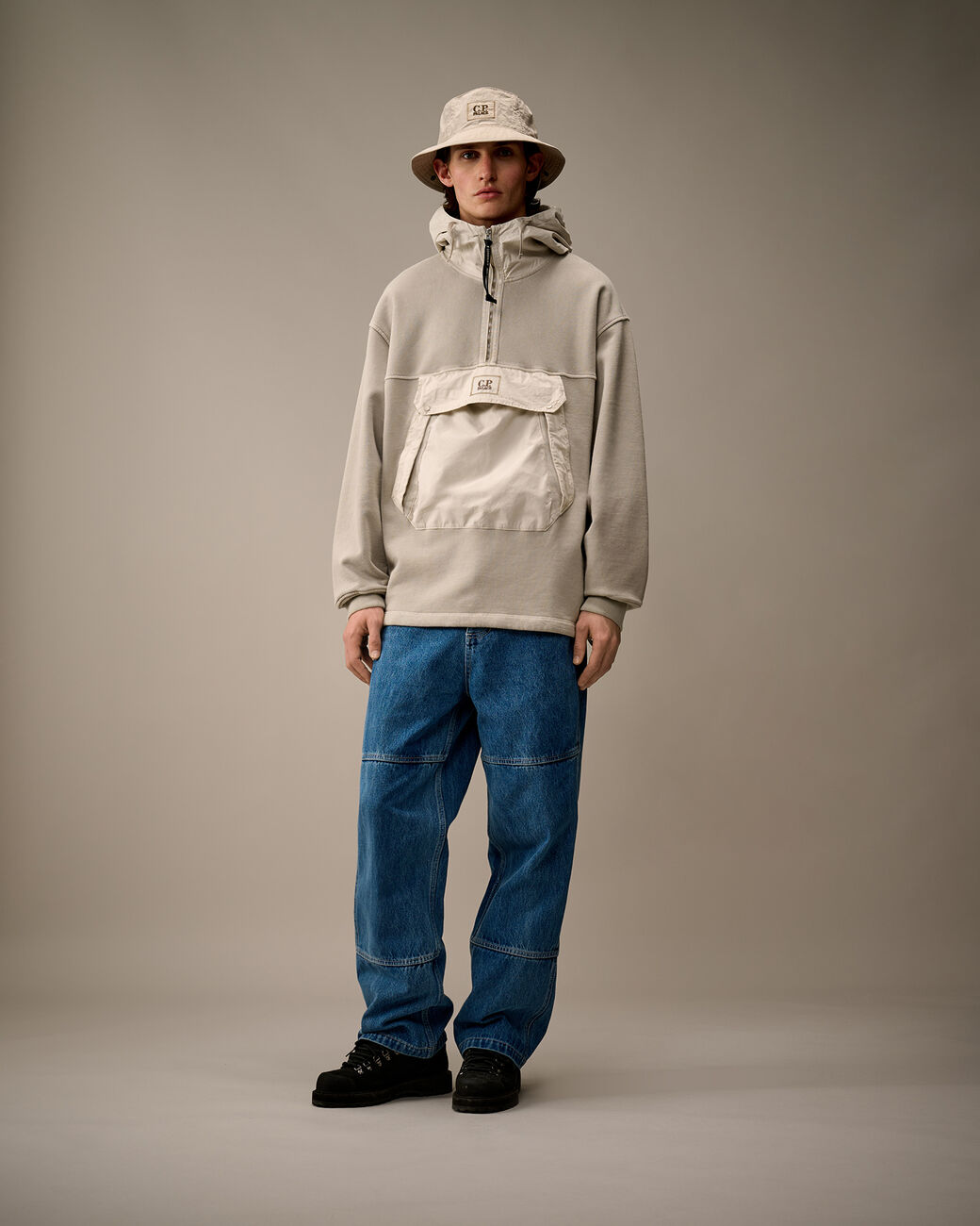 C.P. Company Fleece Old Goggle Hoodie