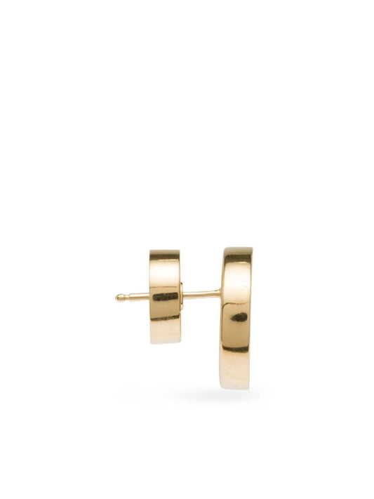 Miumiu logo-embossed stud earrings