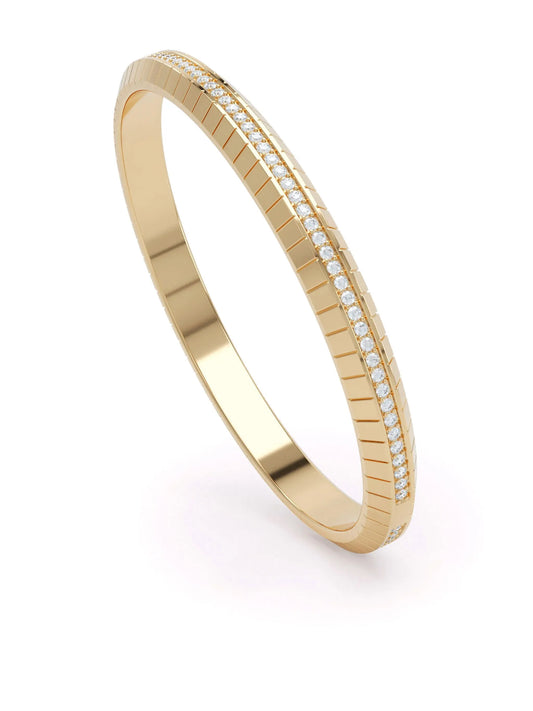 ETR Diamond Bangle 18kt recycled yellow gold