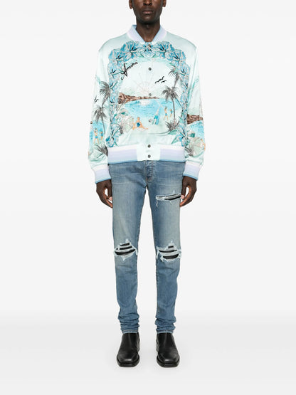 Amiri  MX1 distressed-effect skinny jeans