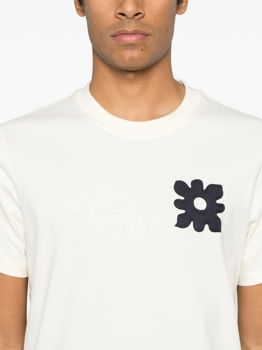 SANDRO  flower-detail T-shirt