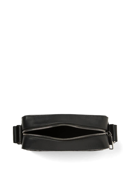 KarlLagerfeld Loom leather camera bag