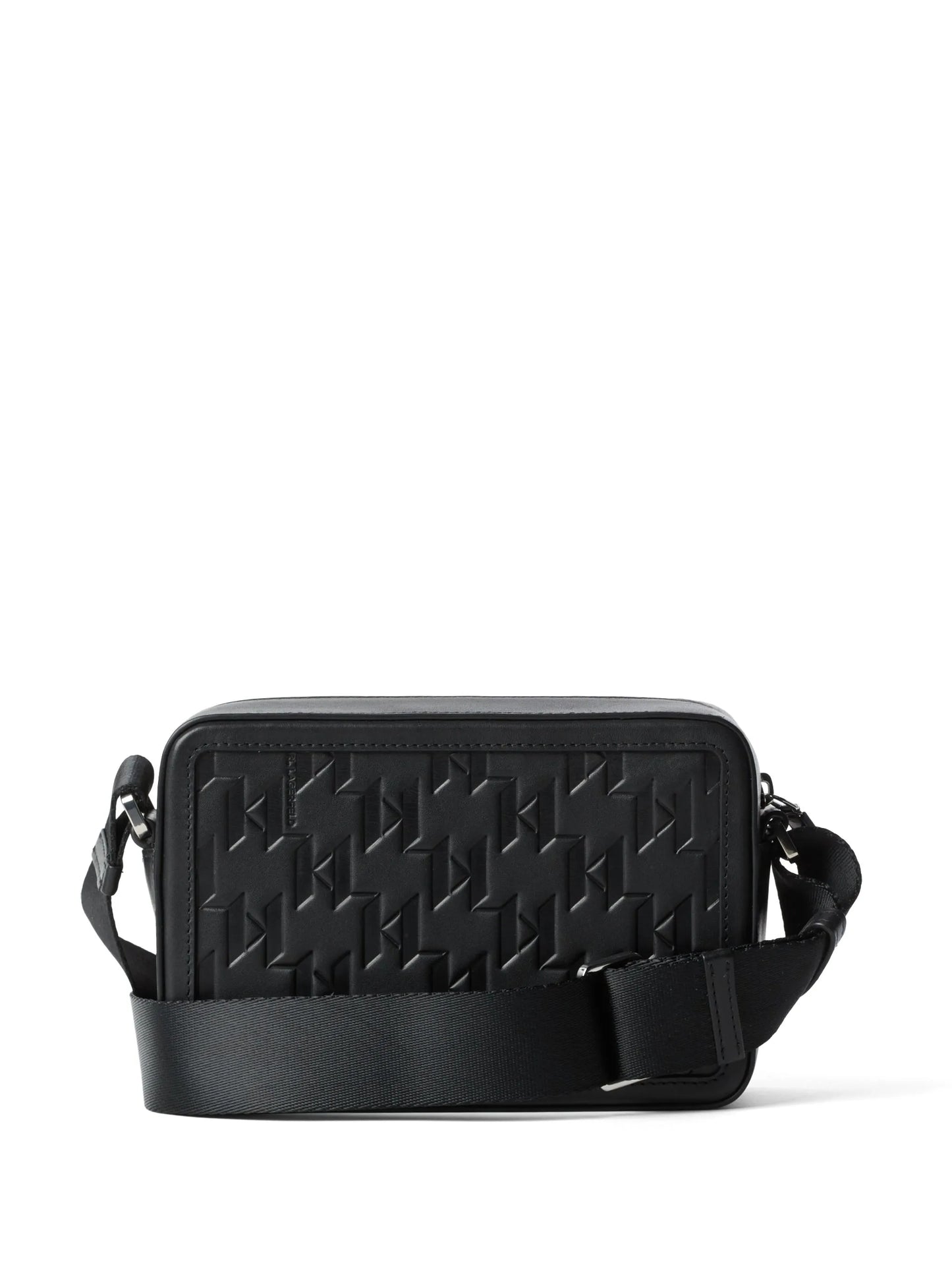 KarlLagerfeld Loom leather camera bag