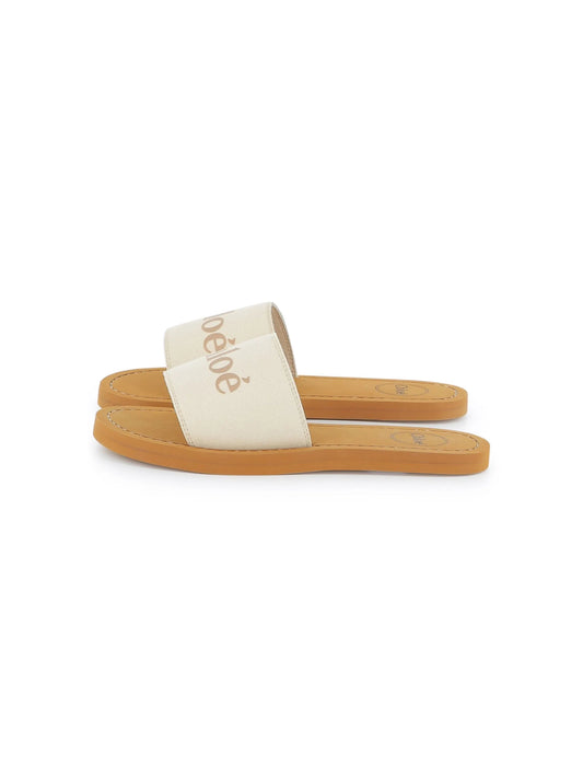 Chloe  logo-print flip flops