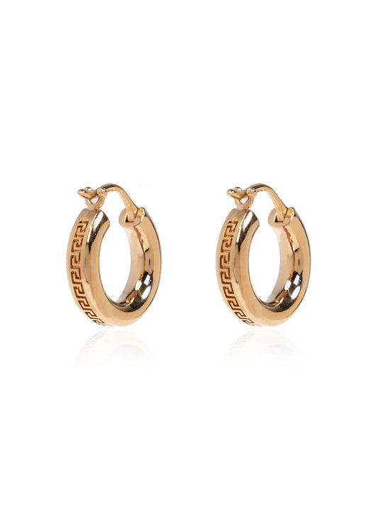 Versace hoop earrings