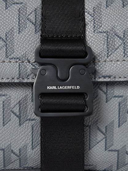 Karl Lagerfeld  monogram buckled bag