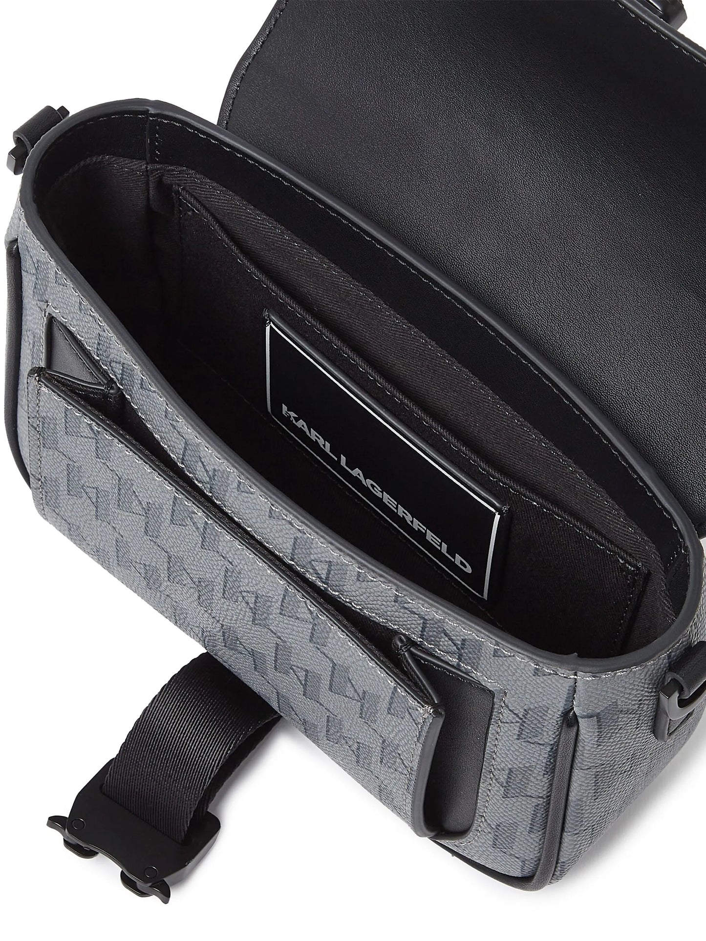 Karl Lagerfeld  monogram buckled bag