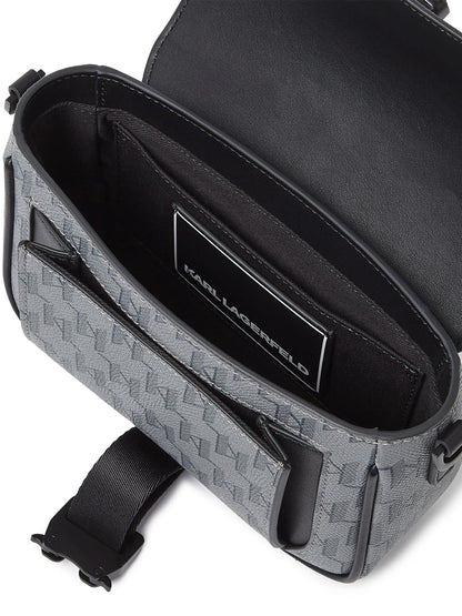 Karl Lagerfeld  monogram buckled bag