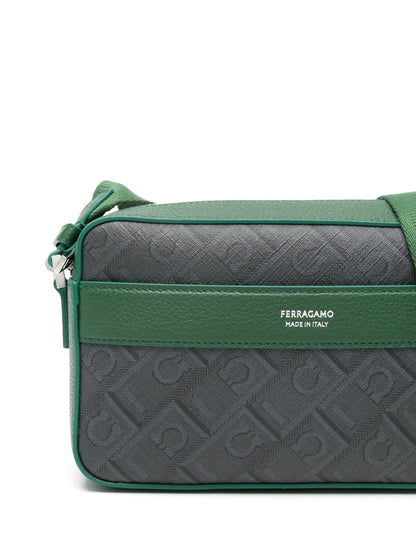 Umhängetasche mit FerraGamo-Muster 