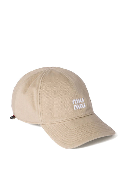 Miumiu denim baseball cap