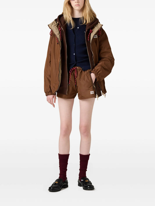 Miu Miu  technical-fabric shorts