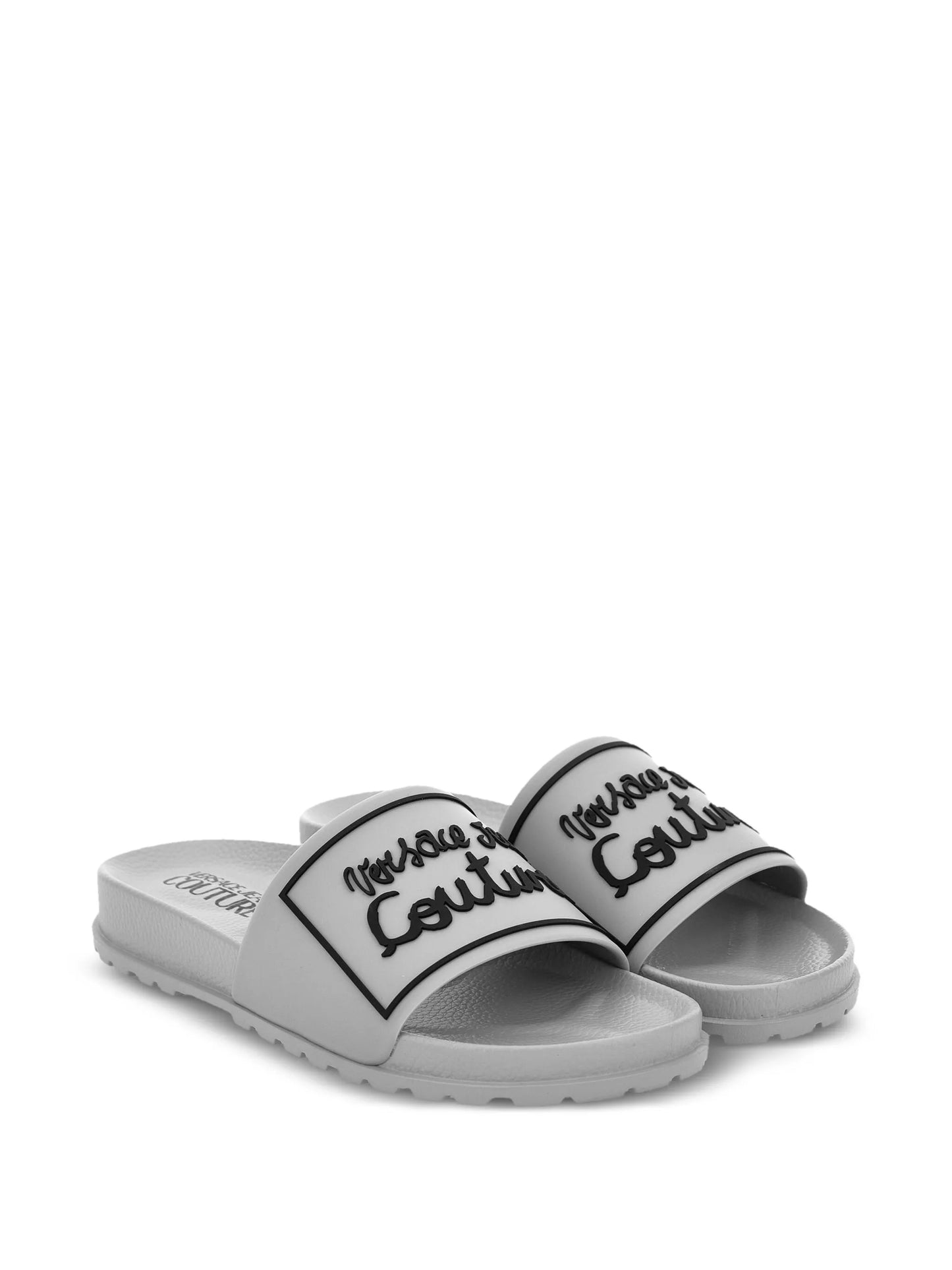 Versace Jeans Couture  ridged-sole slides