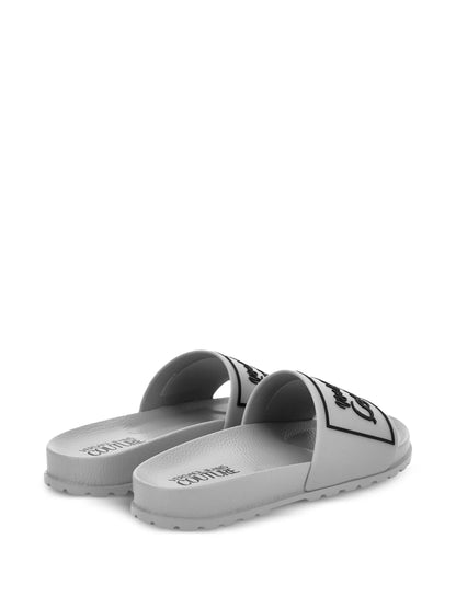 Versace Jeans Couture  ridged-sole slides