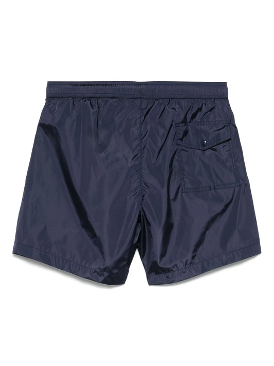 Moncler  Badeshorts mit Logo-Patch