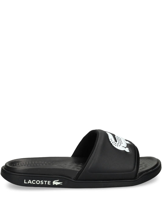 Lacoste logo-print slides