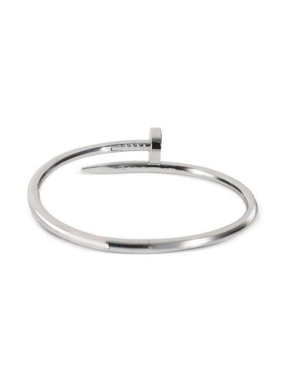 Cartier Pre-Owned 18kt White Gold Juste In Clou Bracelet