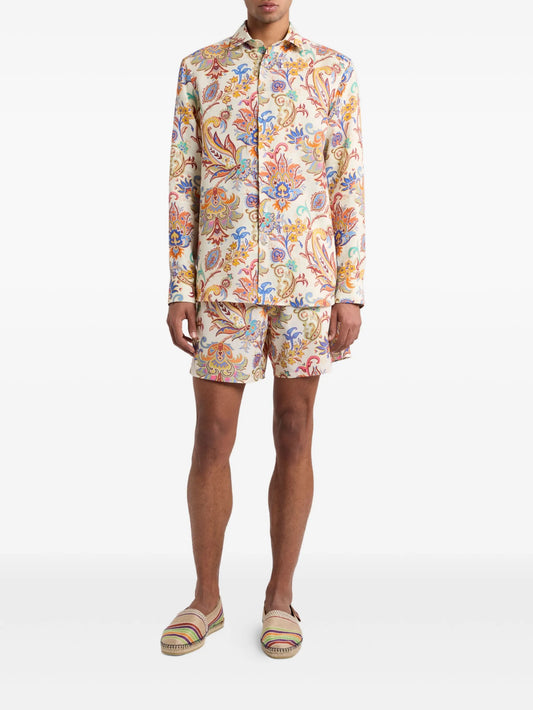 ETRO  Badeshorts mit Blumen-Print