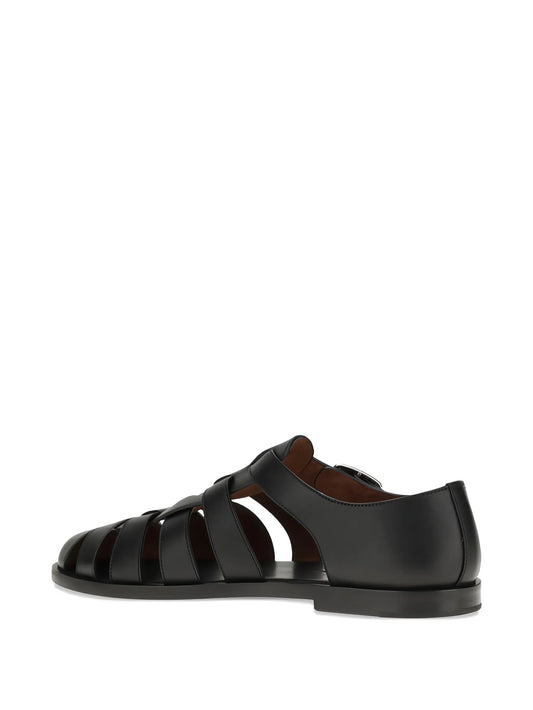 Prada leather sandals